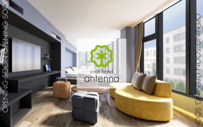 2室のみのプレミアムホテル「craft hotel antenna」、 東京・高円寺パル商店街に2026年春 開業