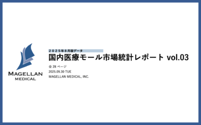 医療モール市場統計に加え、入居診療所のGoogle評価スコア・口コミ集計分析を独自に実施  ー 国内医療モール市場統計レポート第3弾（2025年8月版）ー